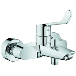 Grohe Eurosmart Einhand-Wannenarmatur, Aufputzmontage, langer Hebelgriff, Ausladung 188mm, 25243003