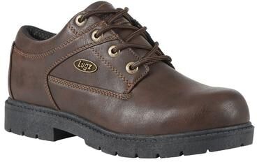 Lugz Savoy SR - Mens 7.5 Brown Oxford Shoes Medium