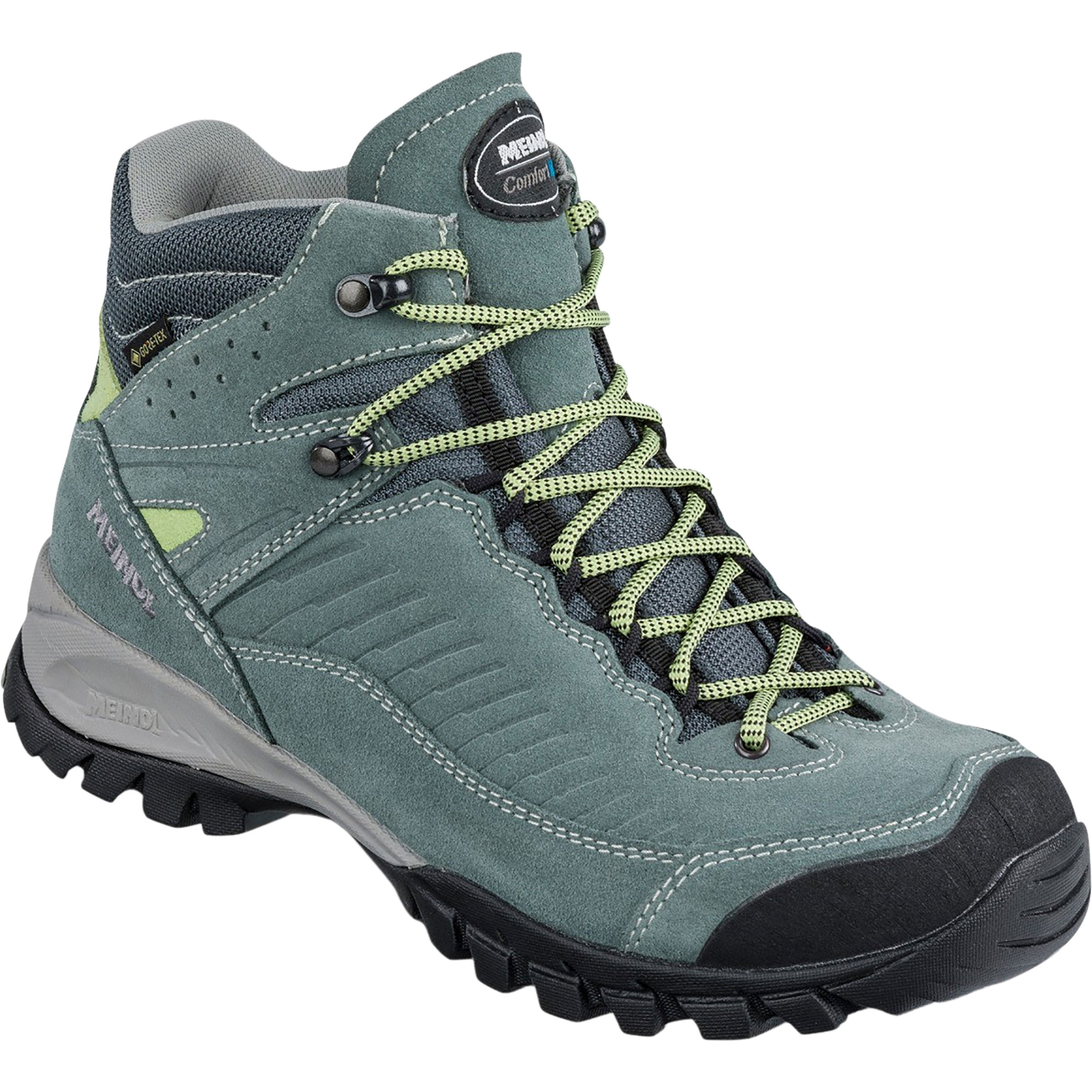 Meindl Salo Mid GTX Damen Wanderschuhe gruen Größe 40 Trekking Wasserdicht