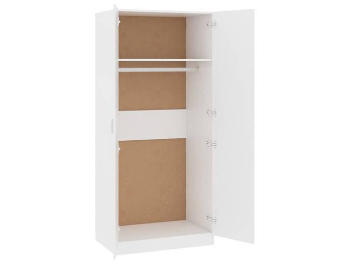 Promotion mai  * Garde-robe - Armoire de chambre - Porte-vetement - Blanc 80x52x180 cm EU10309800621