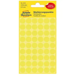 Avery Zweckform Klebepunkte 3144 - gelb