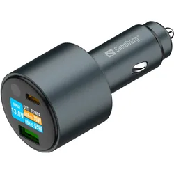 Sandberg Car Charger, 2in1, Auto Adapter, Schwarz
