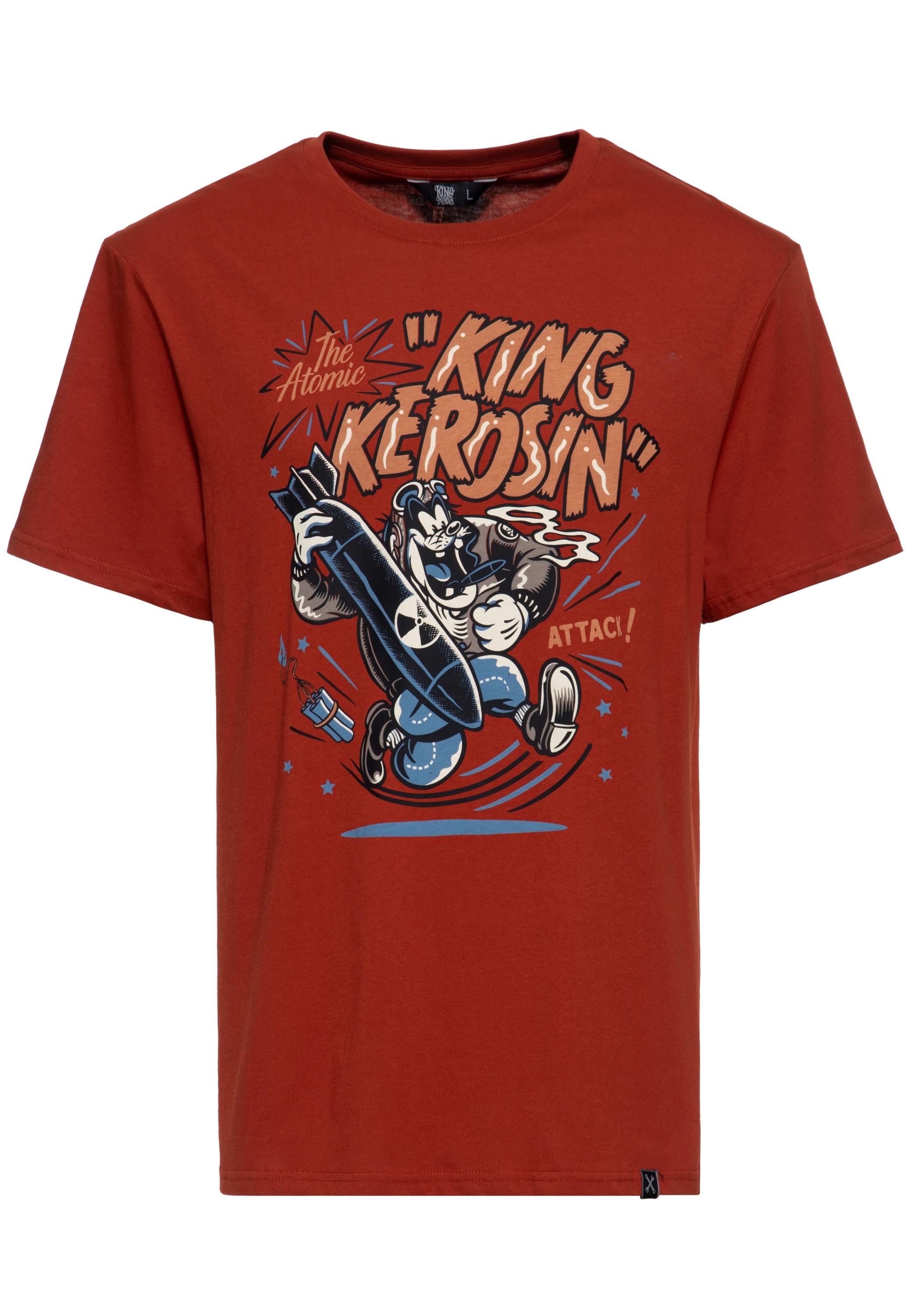 King Kerosin Herren T-Shirt The Atomic Attack!