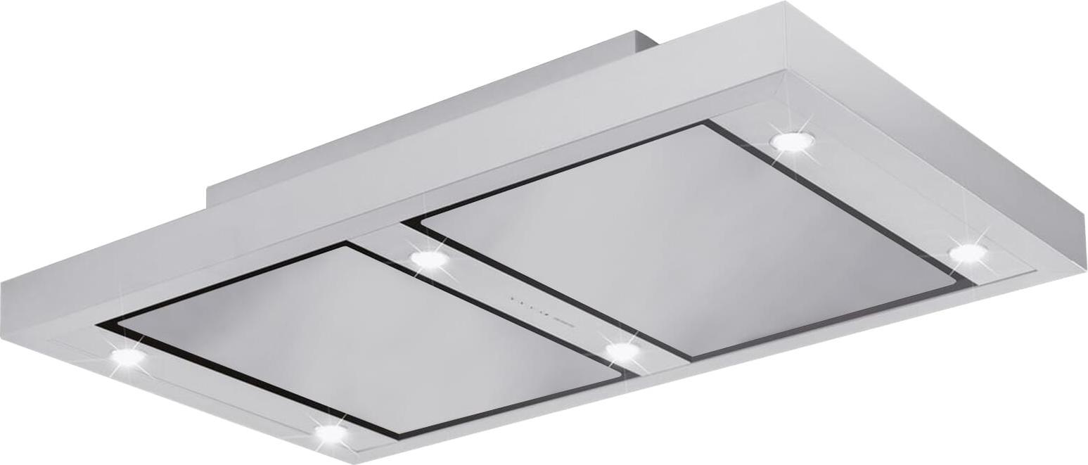 Silverline Altena ALD124.1E Deckenhaube 120 cm Edelstahl