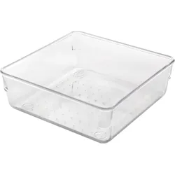Metaltex Schubladen Organizer / Behälter stapelbar transparent small wide