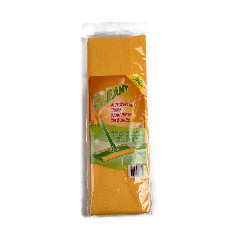 Cleany Dweildoeken Oranje Set van 50 stuks