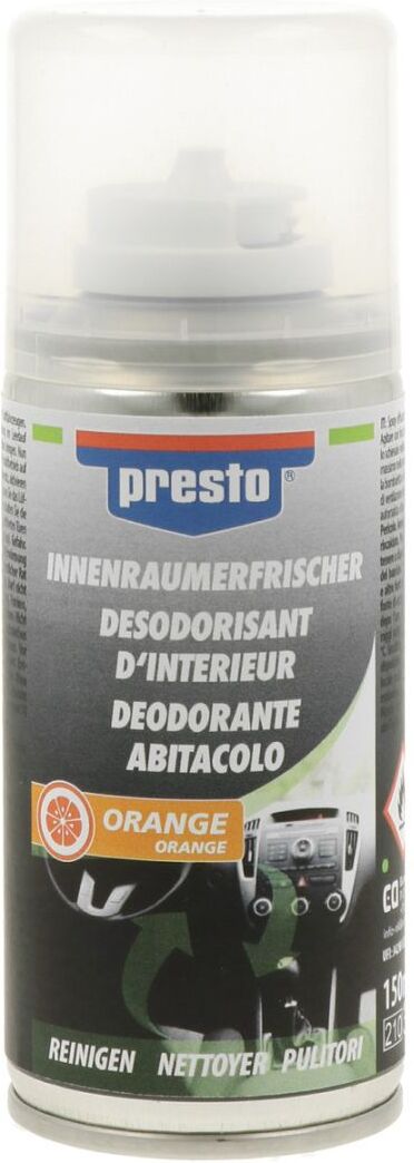 european aerosols presto Innenraum-Erfrischer orange, transparent, 150 ml