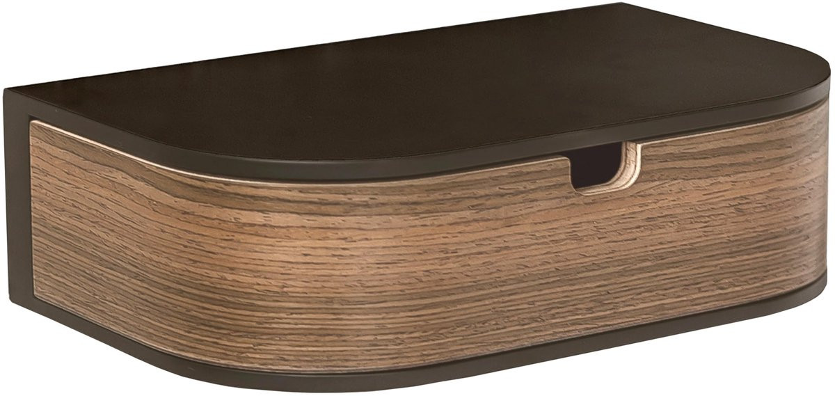 Zwevend Nachtkastje met Lade - Houten Wandplank voor Kleine Opslag