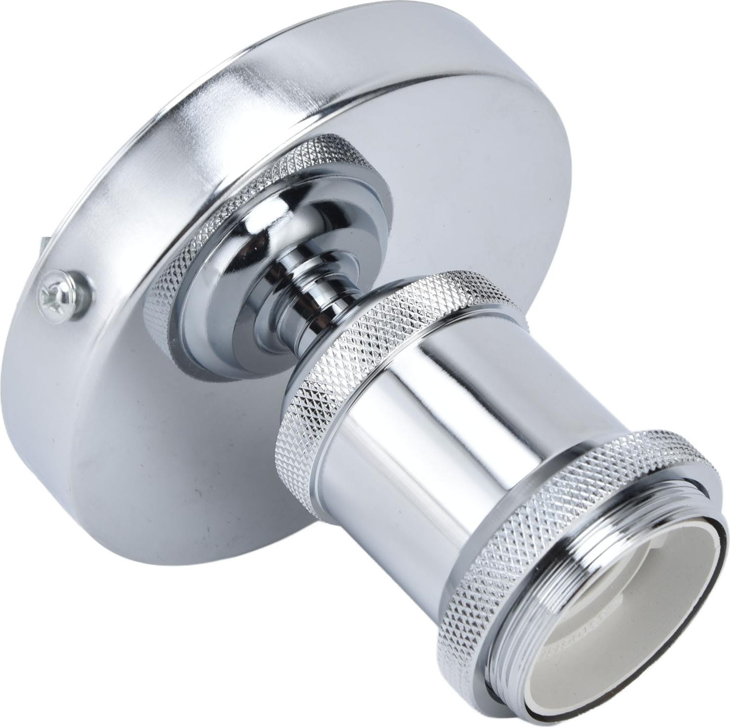 Cocosity Vintage E26 E27 lampfitting voor plafondlamp met accessoires, zilver