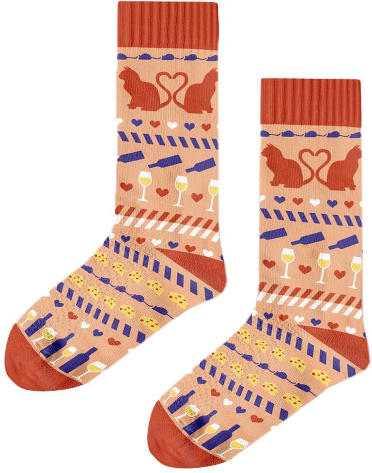 Polar Star  - Winter Socks Katten - 41-46 - Chaussettes