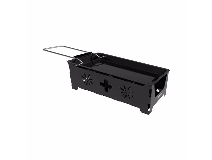 Koenig Kerzen-Raclette Suisse – Raclette Ofen/Raclette Grill – schwarz