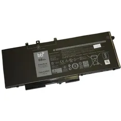 BTI alt to DELL Battery 68Whr 4Cell (4 Zellen, 8950 mAh), Notebook Akku, Schwarz