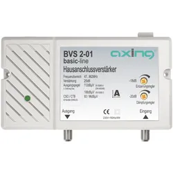 BVS 2-01 - Hausanschlussverstärker, Breitbandkabel-Verstärker, 25 dB