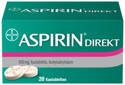 Bayer Vital GmbH ASPIRIN Direkt Kautabletten 20 St 04356254