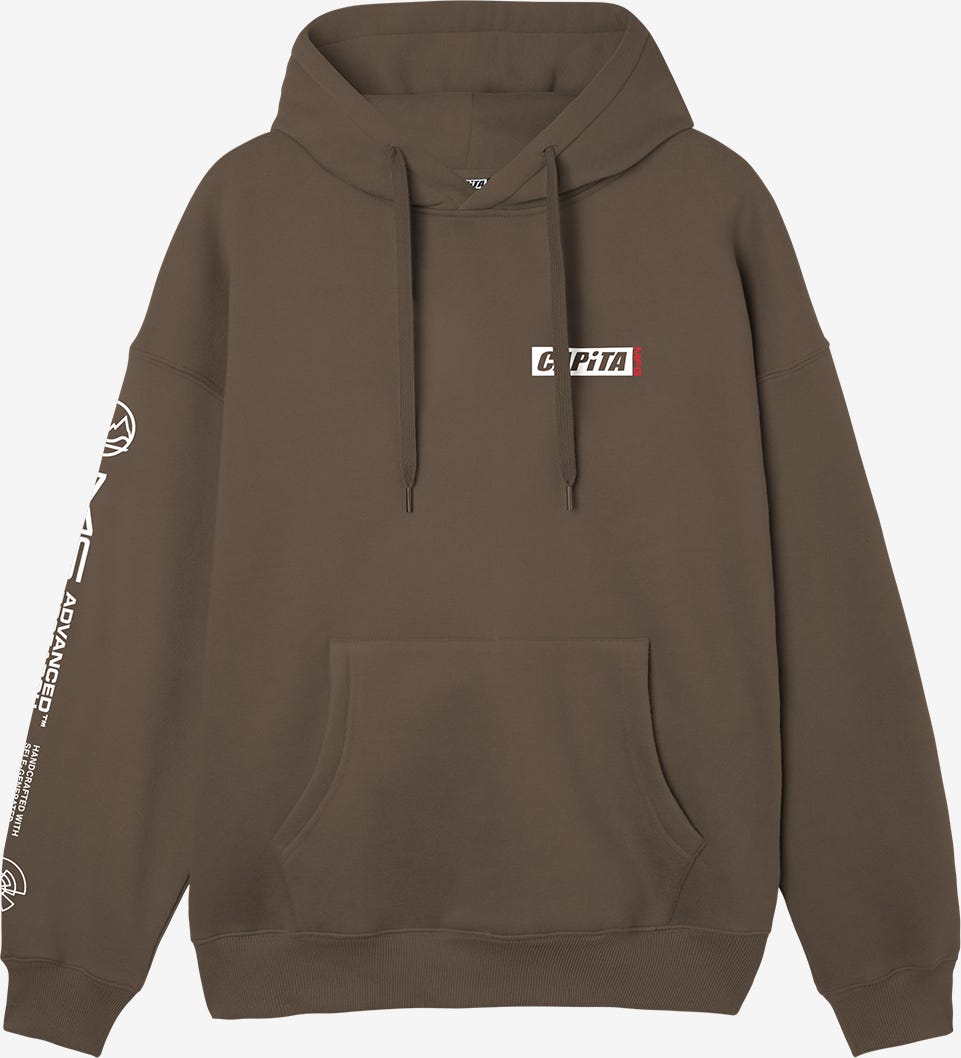 CAPITA ADVANCED HOODIE  - CHOCOLATE - Unisex
