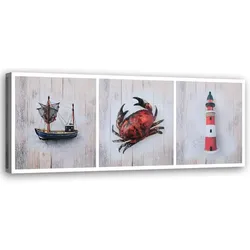 WANDBILD maritime elemente