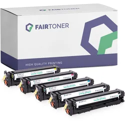 5er Multipack Set kompatibel für HP W2210X-W2213X Toner