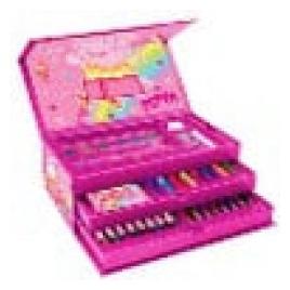 Magni Coloring Case - PEPPA PIG - set 52pcs in paper toolbox with handle (3209-16422)