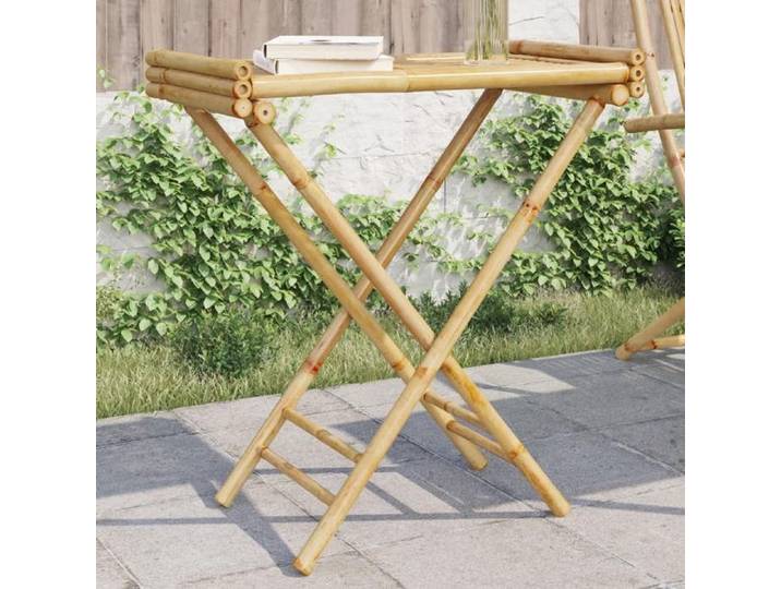 Table pliante - - Bambou - 70 5x42 5x80 cm - Brun