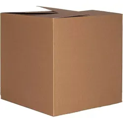 Faltkartons 60 × 60 × 60 cm – Einwellige DHL Versandkartons | 10 Stück | Stabile Wellpappkartons für Verpackung & Versand