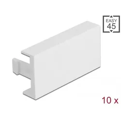 DELOCK Easy 45 Modul-Blindblende 45 x 22,5 mm 10 Stück weiß