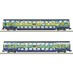 MiniTrix T18298 N Doppelstockwagen-Set Touristi