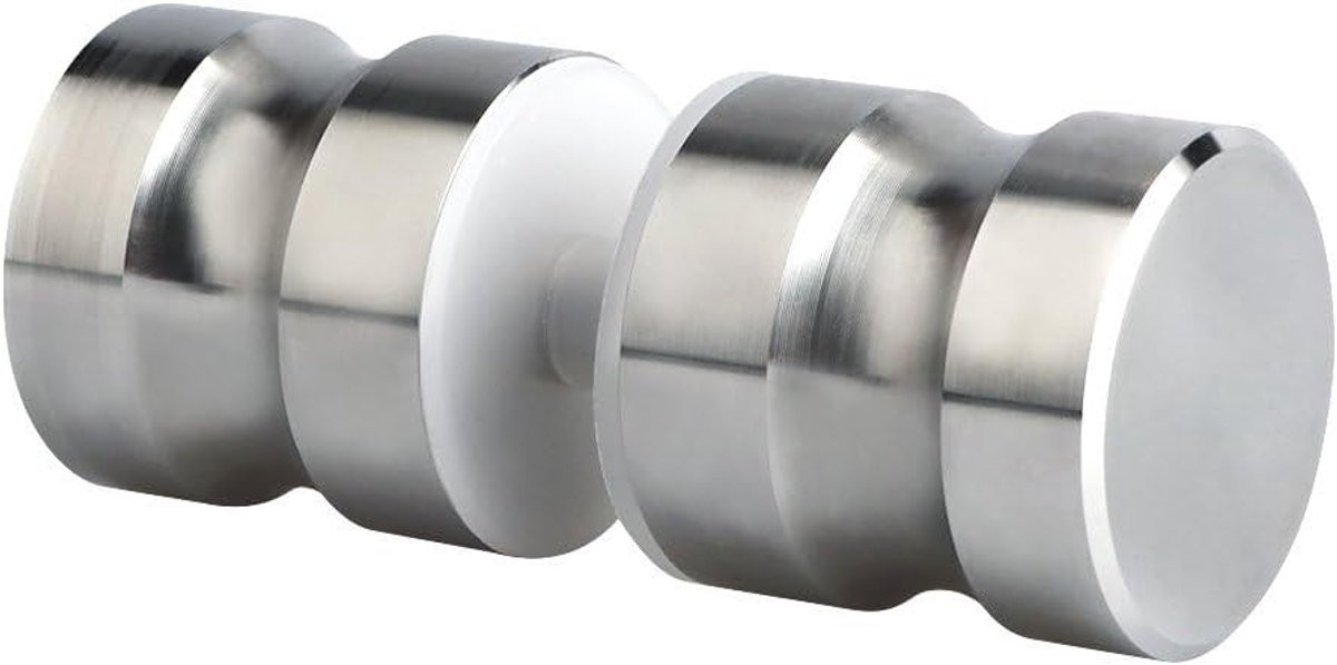 Ronde RVS Doucheglazen Deurknop met 3 cm knop