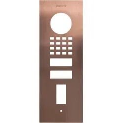 DoorBird D1101FV Fingerprint 50 Unterputz Frontblende – Bronze-Optik (PVD)