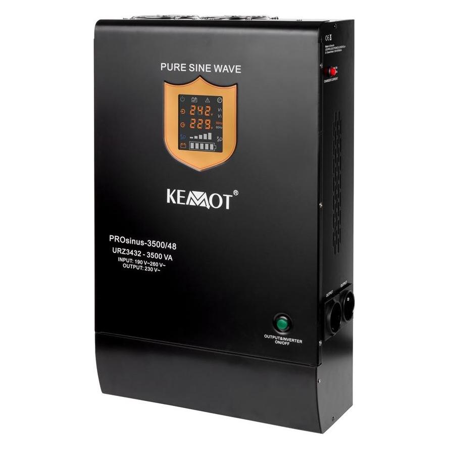 Kemo Unterbrechungsfreie Stromversorgung KEMOT PROsinus-3500/48 Wandler mit reiner Sinuswelle und Ladefun (URZ3432)