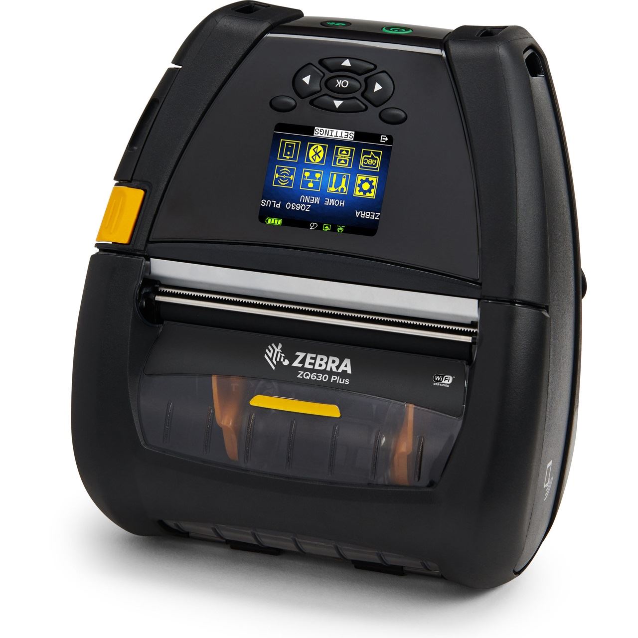 ZEBRA DT PRINTER ZQ630 BT4.X LINERED PLATEN 0.75IN CORE PLUS EN FONTS