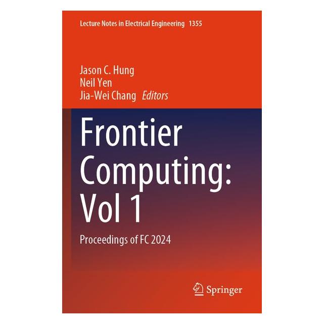Umbreit Frontier Computing: Vol 1 (Englisch, Softcover, Jia-Wei Chang, Neil Yen) (72134225)