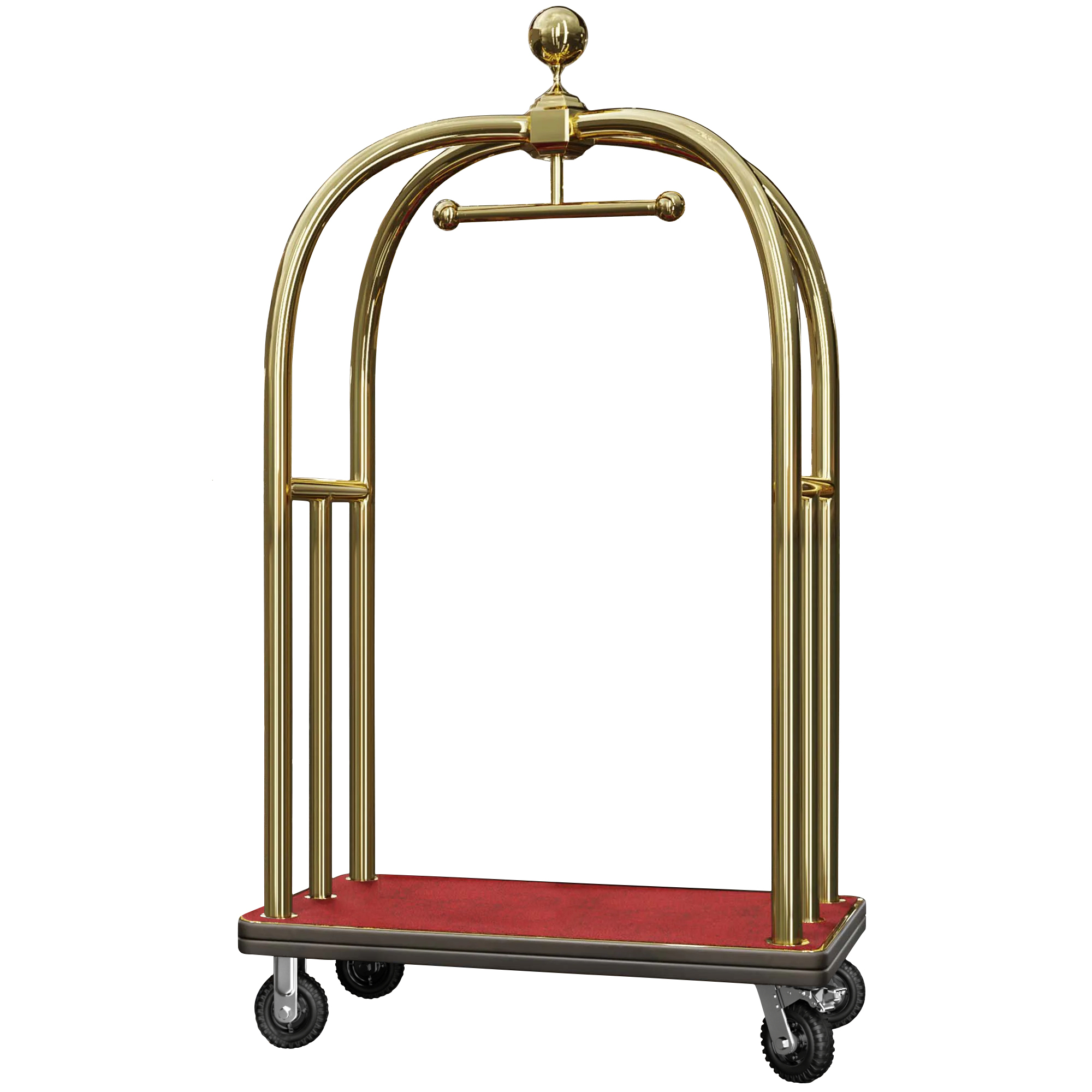 HILTON | Hotelgepäckwagen | Gold | max: 300kg | Gepäckwagen Hotelwagen Kofferwagen
