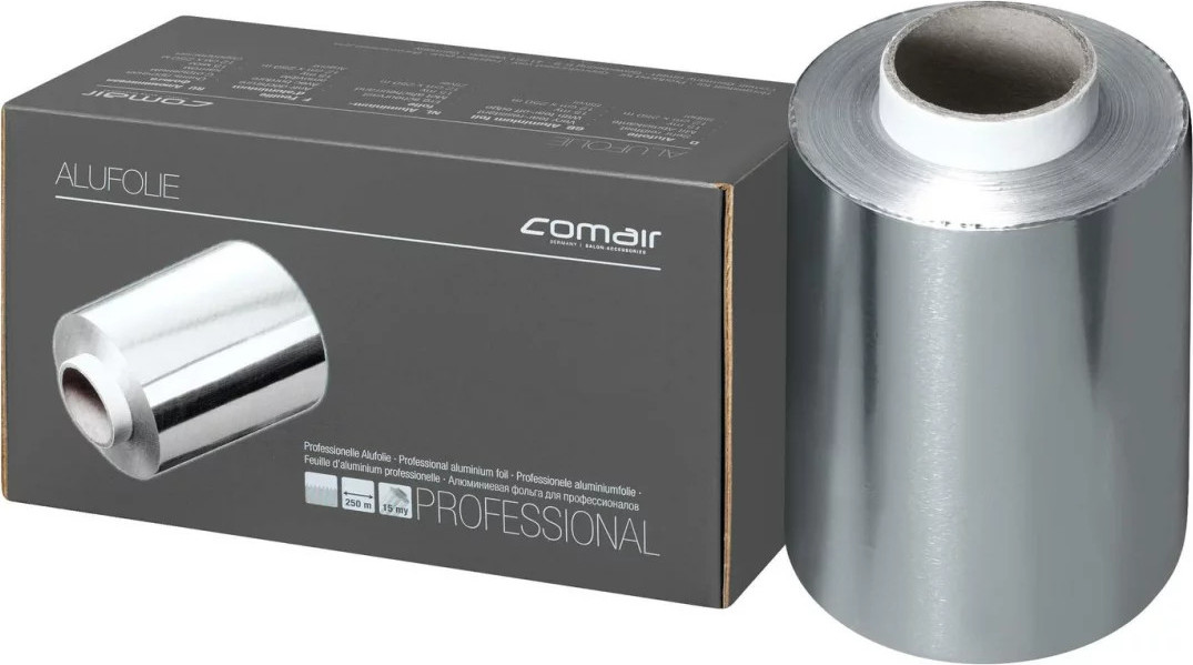 Comair Alu-Strähnenfolie 15 µ 12 cm x250 m silber 7000000