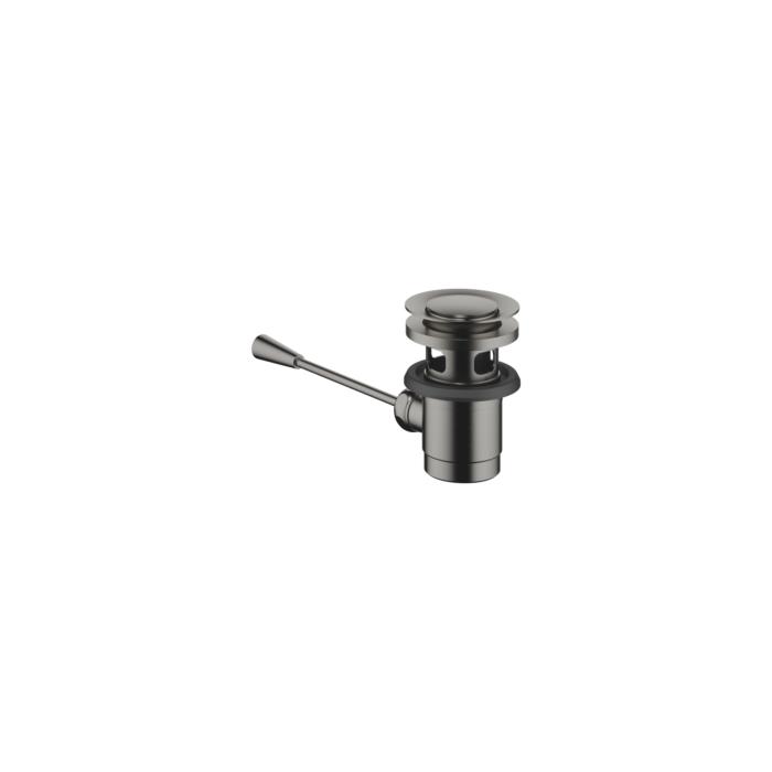 Dornbracht Ablaufgarnitur 10300970-99 1 1/4", mit Kniehebel 185 mm, Dark Platinum matt