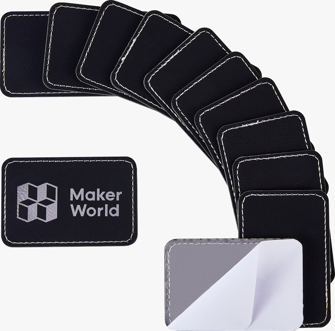Bambu Lab Rectangular PU Iron-on Patch (10PCS)