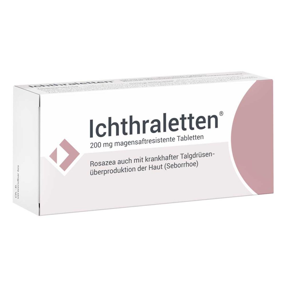 Ichthyol-Gesellschaft Cordes Hermanni & Co. (GmbH Ichthraletten 200 Mg Magensaftresistente Tabletten 17506956