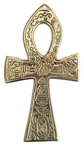 Grote Ankh van messing