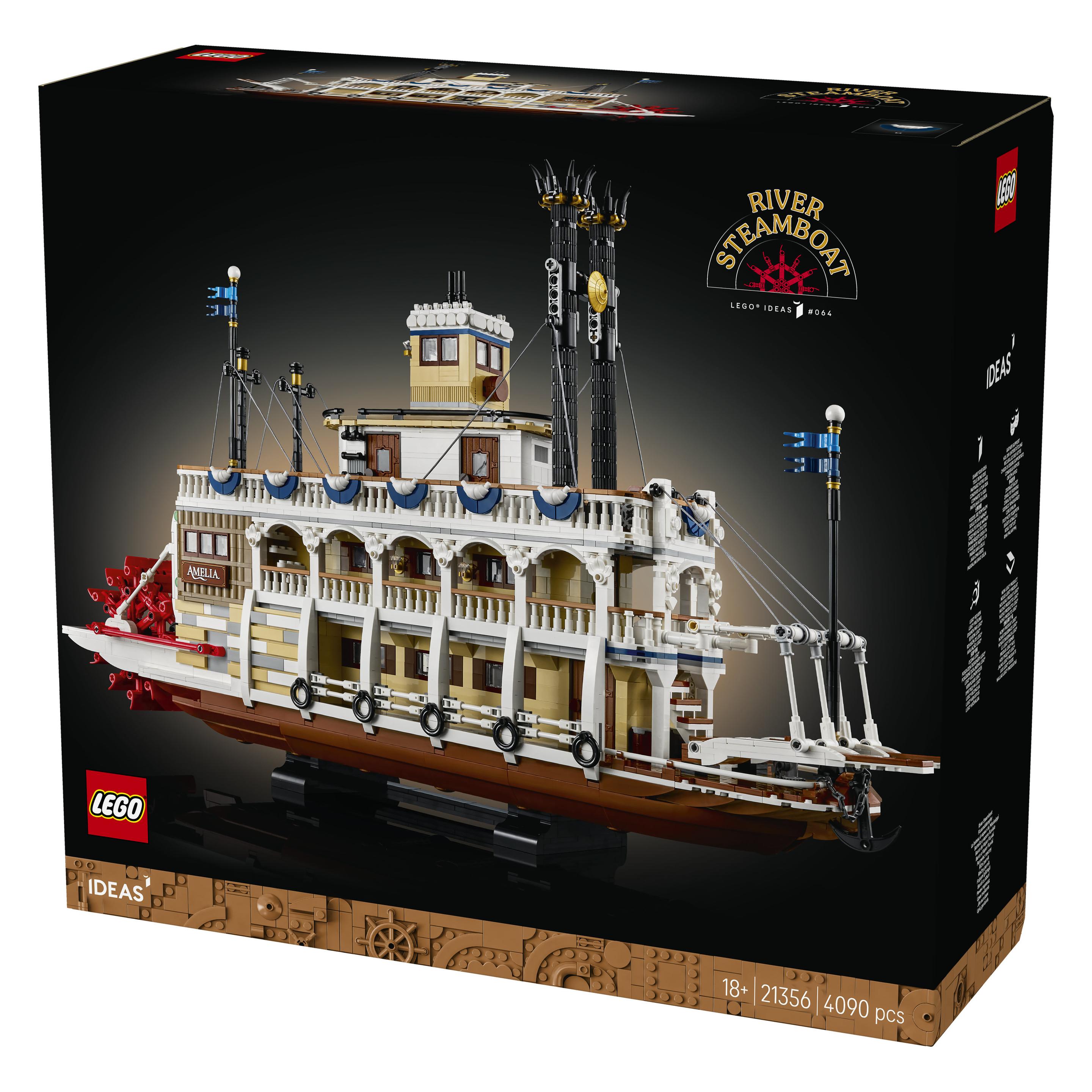 LEGO LEGO IDEAS 21356 Flussdampfer (21356, LEGO Ideas, LEGO Seltene Sets) (21356)