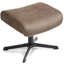 Conform Hocker Master Stoff Grau Taupe