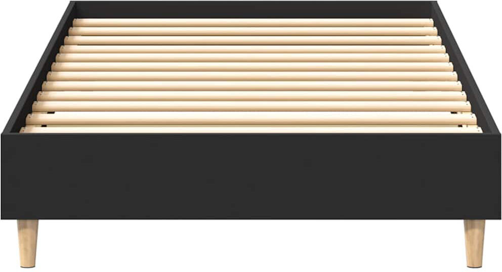Alpen Home Bed Frame No Mattress Engineered Wood Black 93 x 203cm