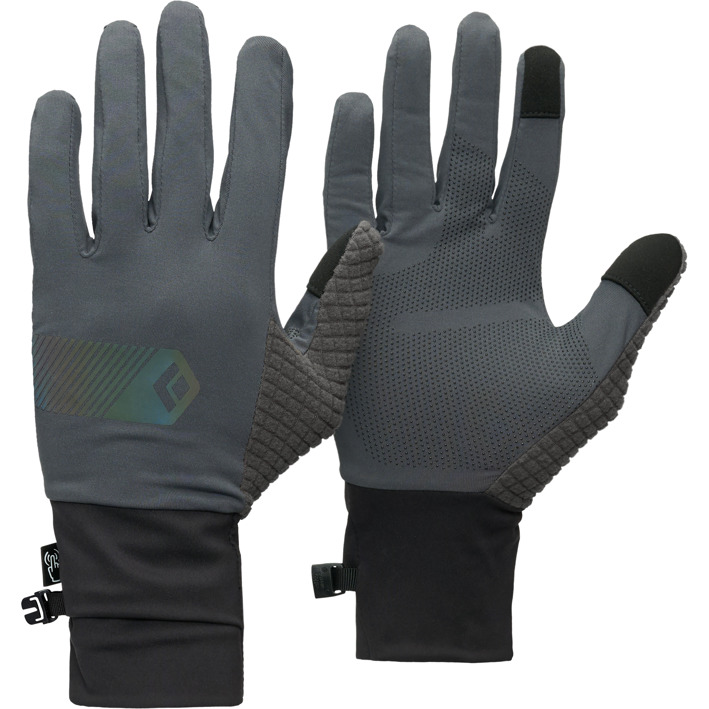 Black Diamond Deploy Fingerhandschuhe grau Größe XL Trekking Schnell trocknend