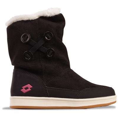 Winterboots LOTTO, Mädchen, Gr. 27, pink (schwarz, pink), Synthetik, mehrfarbig, Schuhe Winterboots, - mit kuschelig-wärmendem Innenfutter