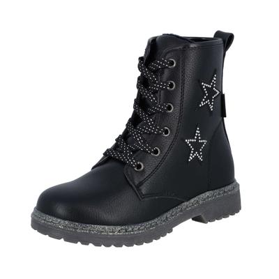 Stiefel LICO "Trendstiefel Sarina Hip", Mädchen, Gr. 30, schwarz, Synthetik, Schuhe Stiefel