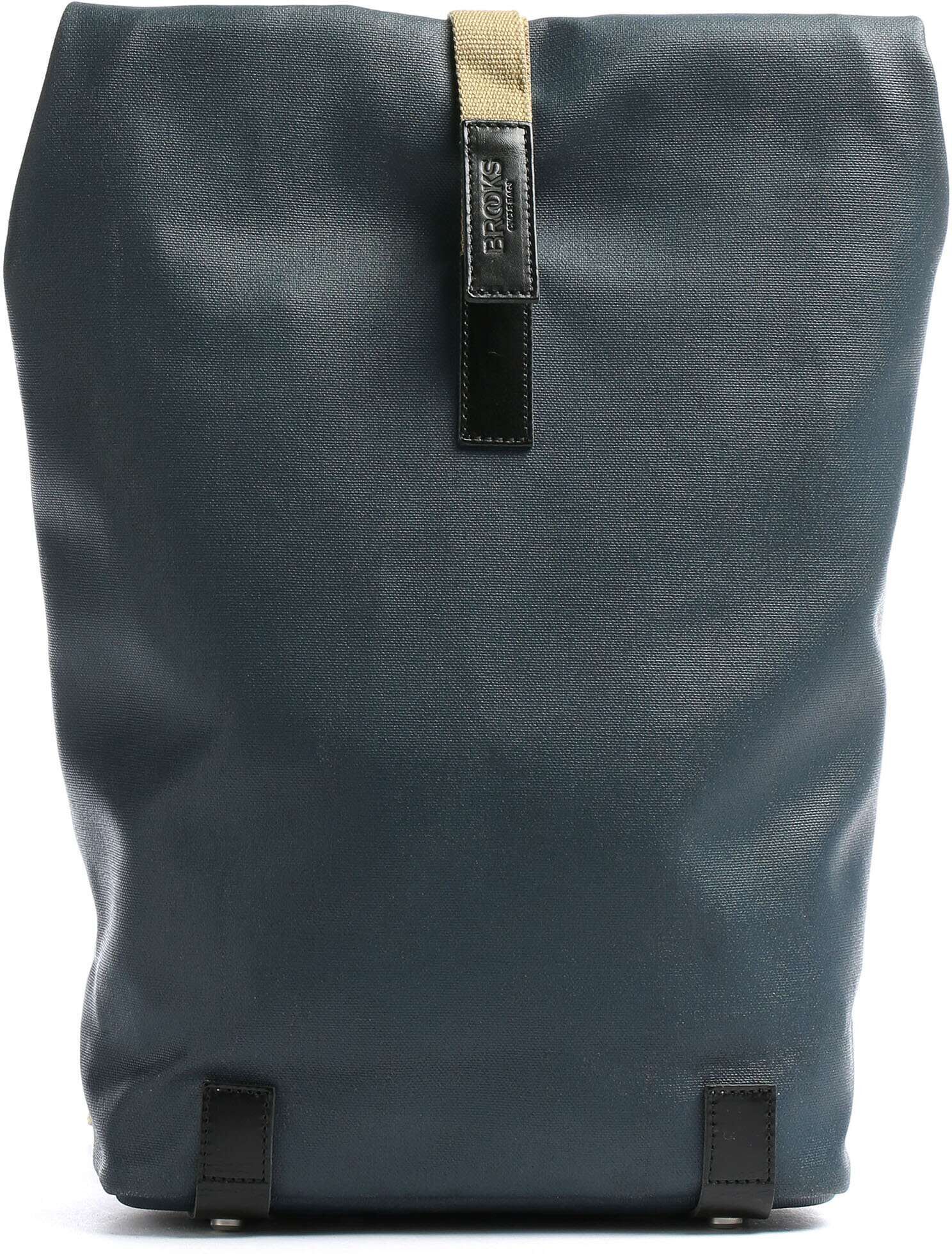 Brooks England Pickwick Cotton Canvas Small Rolltop Rucksack, blau