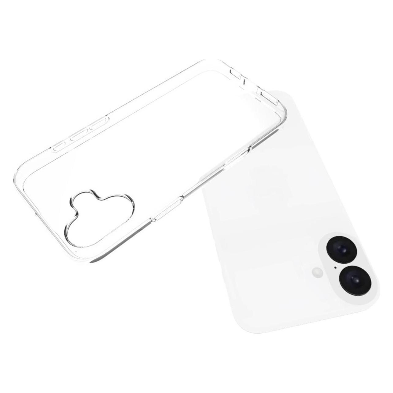 Iiglo iPhone 16 Plus Silikone cover (gennemsigtig) (Apple iPhone 16 Plus) (I-TPU-16PL)