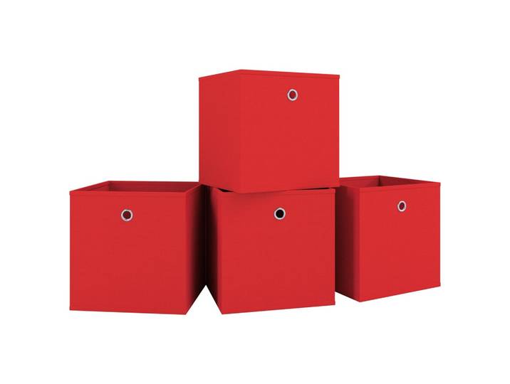 Faltbox-Set Boxas 4-tlg. Rot