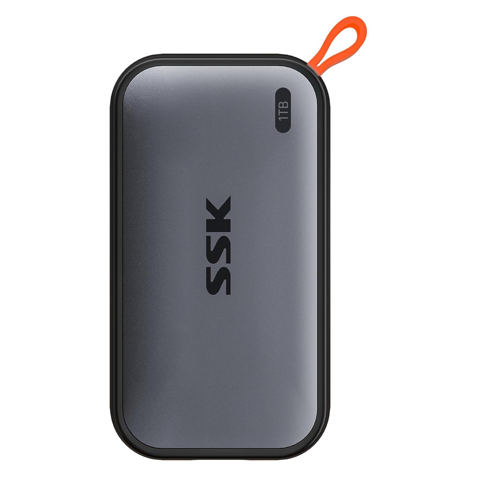 SSK USB-C NVMe SSD Hard Drive 1TB (1 TB) (SD500-1TB)