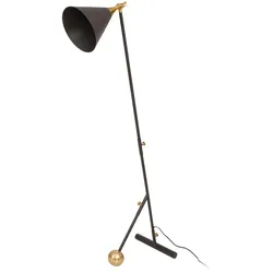 Kayoom Stehlampe Elysium 200 Schwarz / Gold