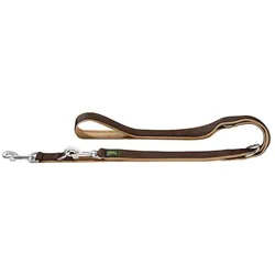 Hunter Neopren Braun/Caramel | 200cmx25mm verstellbare Hundeleine