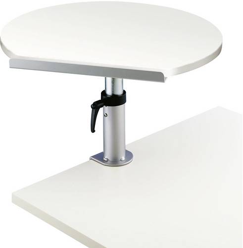 Maul Tischpult Silber 9301102 Farbe der Tischplatte: Weiß höhenverstellbar, mit Tischklemme max. Höhe: 43 cm